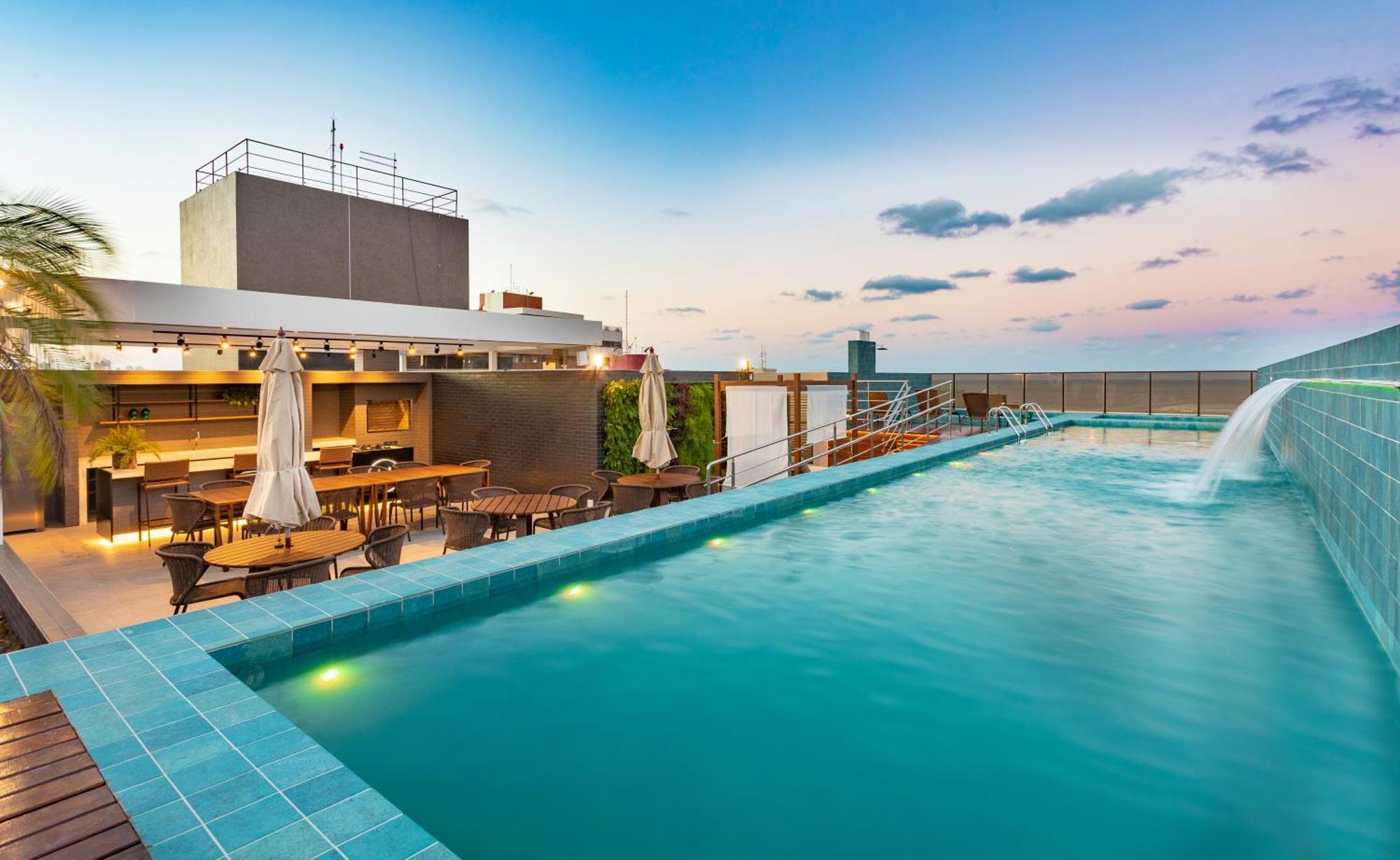 João Pessoa Cobertura Com Jacuzzi E Deslumbrante Vista Mar 아파트 외부 사진